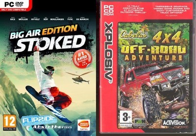 stoked big air edition&cabelas 4x4 off road&wrc rally&tank sim&larry +7 weitere