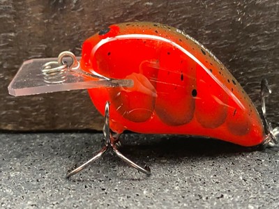 Black Label Balsa - Wreck Jr. - Custom Balsa Squarebill - Delta Craw Color