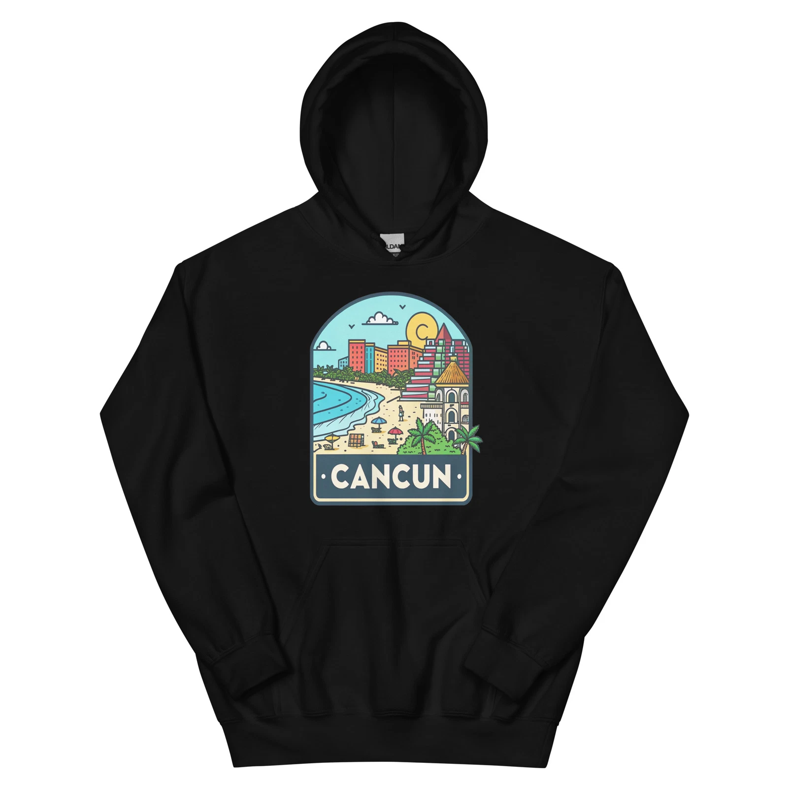 Cancun World Travel Urban Area City Hoodie