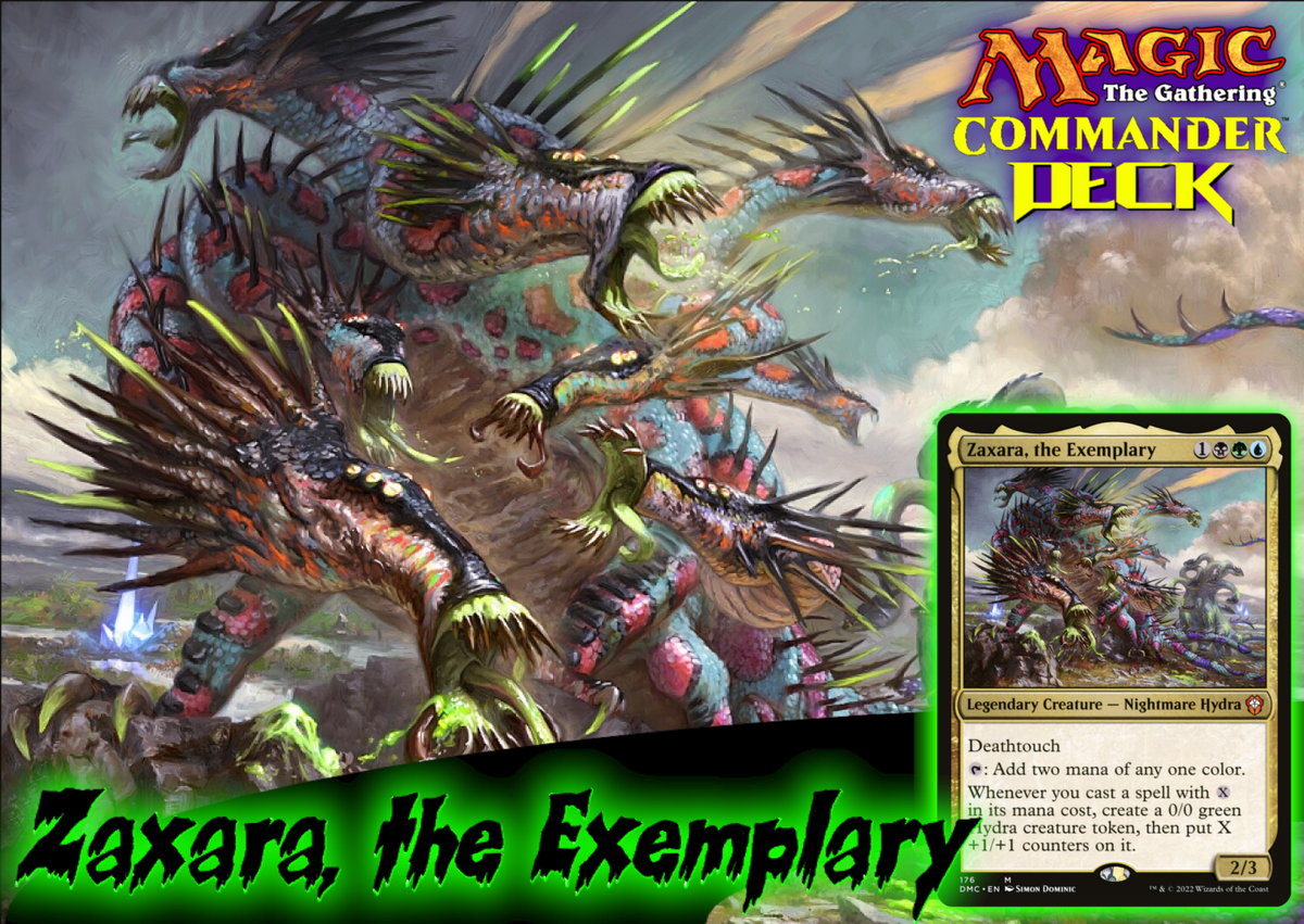 mtg zaxara commander deck Zaxara, the Exemplary MTG EDH Commander Deck, Hydra X-Spells!