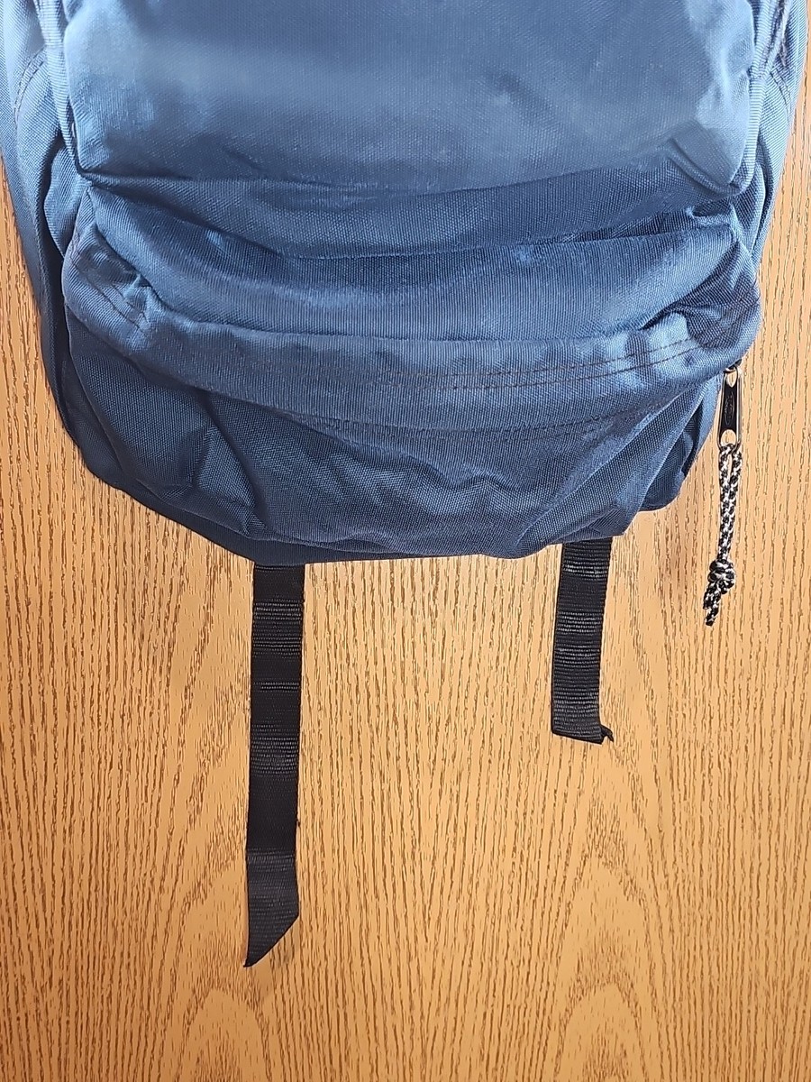 Vintage 2000s EASTPAK Backpack Navy Blue Y2K Hiking School Made in