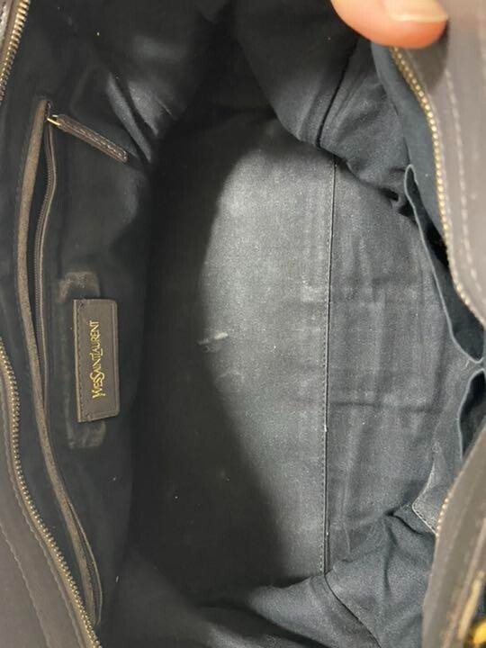 Borsa a mano YVES SAINT LAURENT YSL Cabas Chyc 2WAY tracolla nera buona