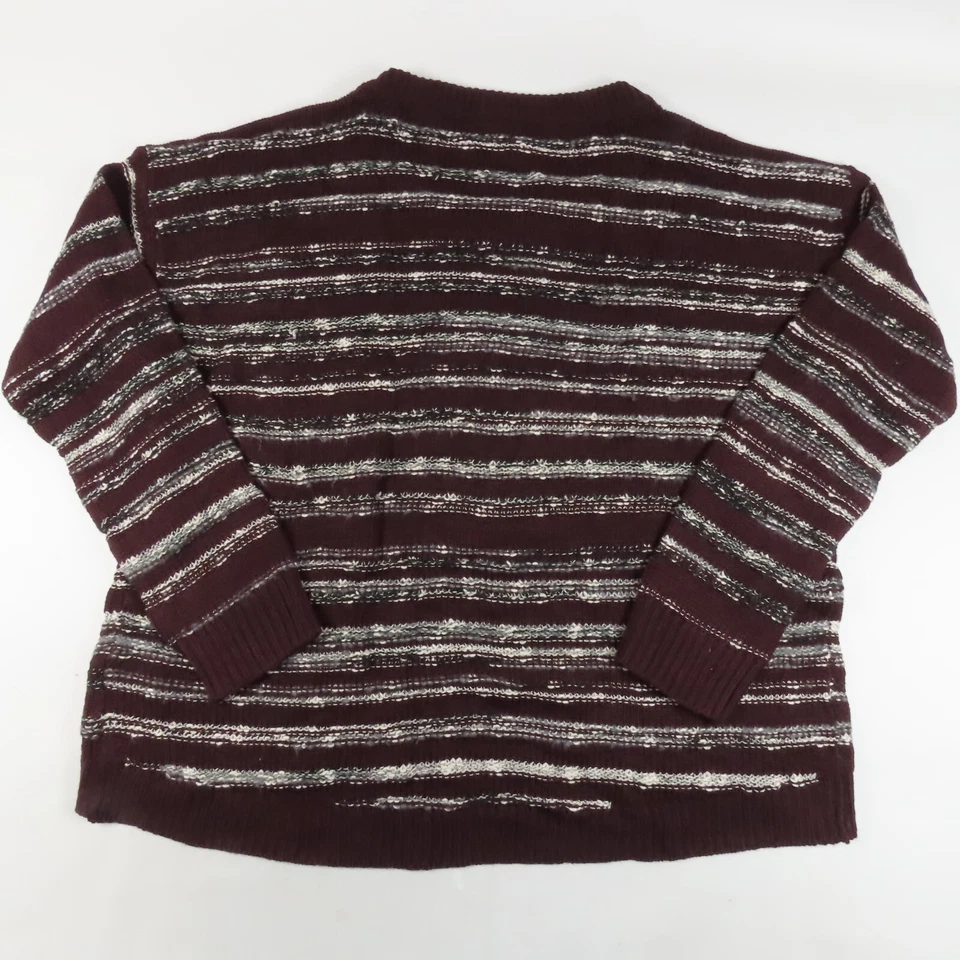 Calvin Klein Mens Sweater Size XXL Burgundy Round Neck Long Sleeve Pullover - Image 4 of 4