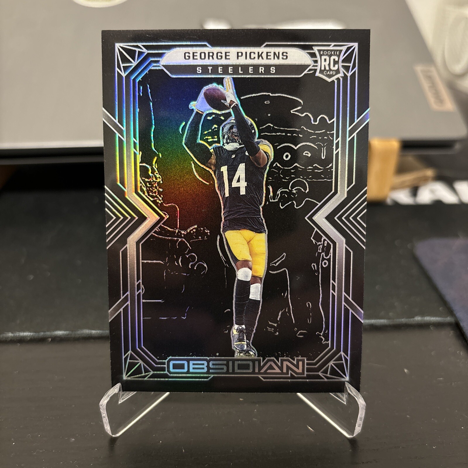 2022 Panini Obsidian George Pickens Rookie RC #118 Pittsburgh Steelers