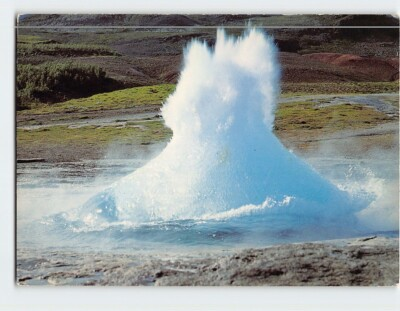 #ad Postcard The Junior Geyser Strokkur South Iceland $3.49
