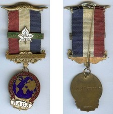 Médaille - Franc-maçonnerie RAOB GIBRALTER OBA 1936/1957 D.PADDISON Buffalo