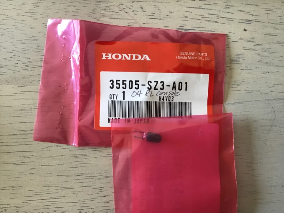 Conjunto de lâmpada Honda/Acura (35505-SZ3-A01) (com tampa) (verde azul) - Imagem 2 de 2