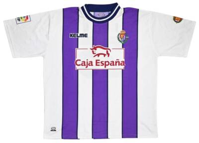 Kelme 1999-00 REAL VALLADOLID *JO* SHIRT TRIKOT XL