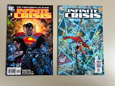 * INFINITE CRISIS # 1-7 + Secret Files   (US-Serie, 2005)   1st BLUE BEETLE