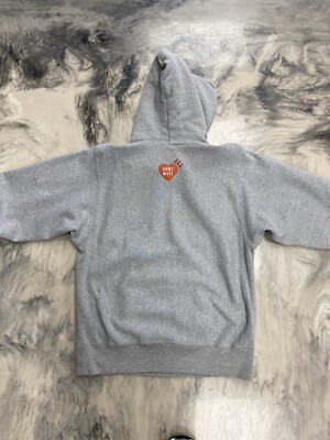 Human Made X Kaws Polar Bear Hoodie Grey Medium Pizza Human Made X Kaws Polar Bear Hoodie Grey Medium Pizza
