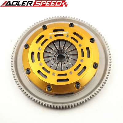 RACING CLUTCH SINGLE DISC KIT & FLYWHEEL FOR 1989-1991 HONDA CIVIC CRX D15 D16