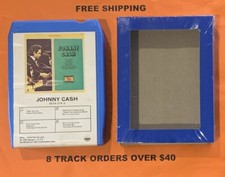 Johnny Cash Self-titled 8 track tape Tested/Serviced