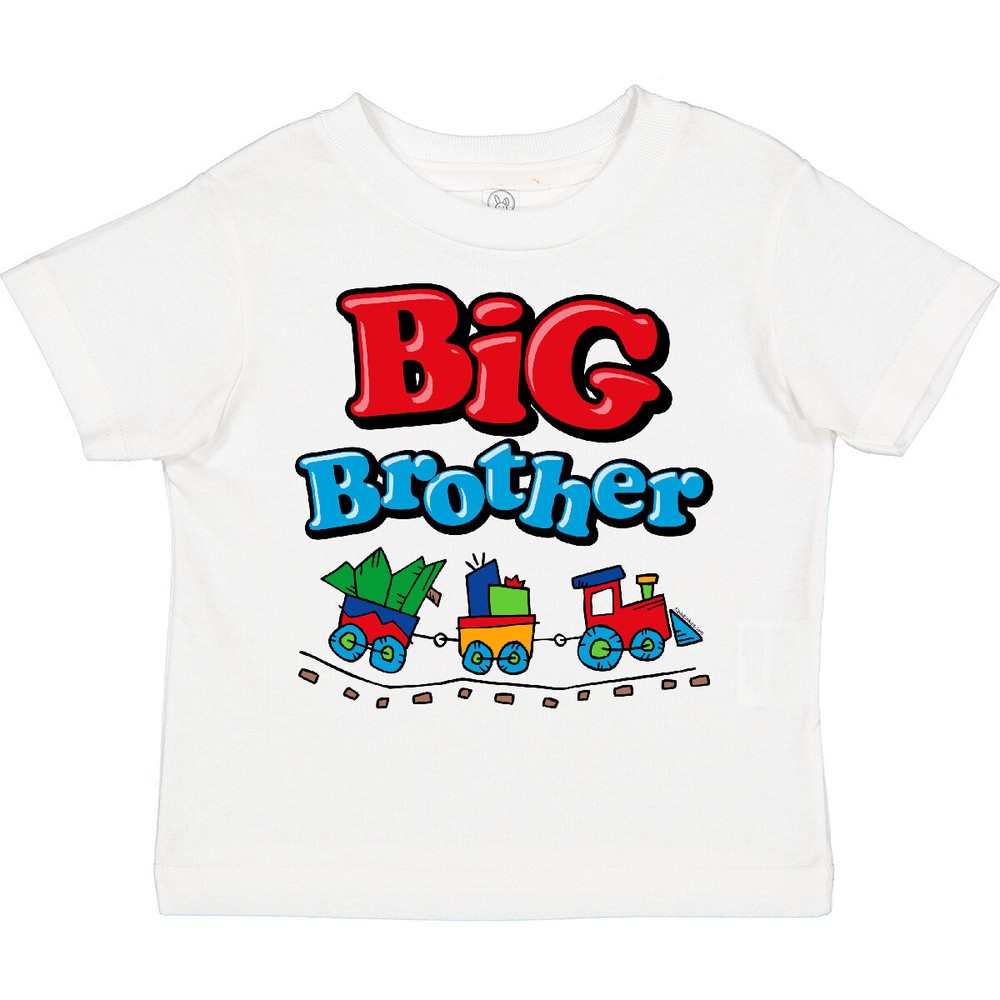 Inktastic Choo Choo Big Brother Toddler T-Shirt Train Engine Railroad Cute Gifts