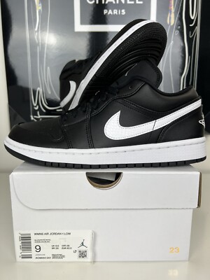 WMNS Air Jordan 1 Low Black White AO9944-001 Women's Size 9