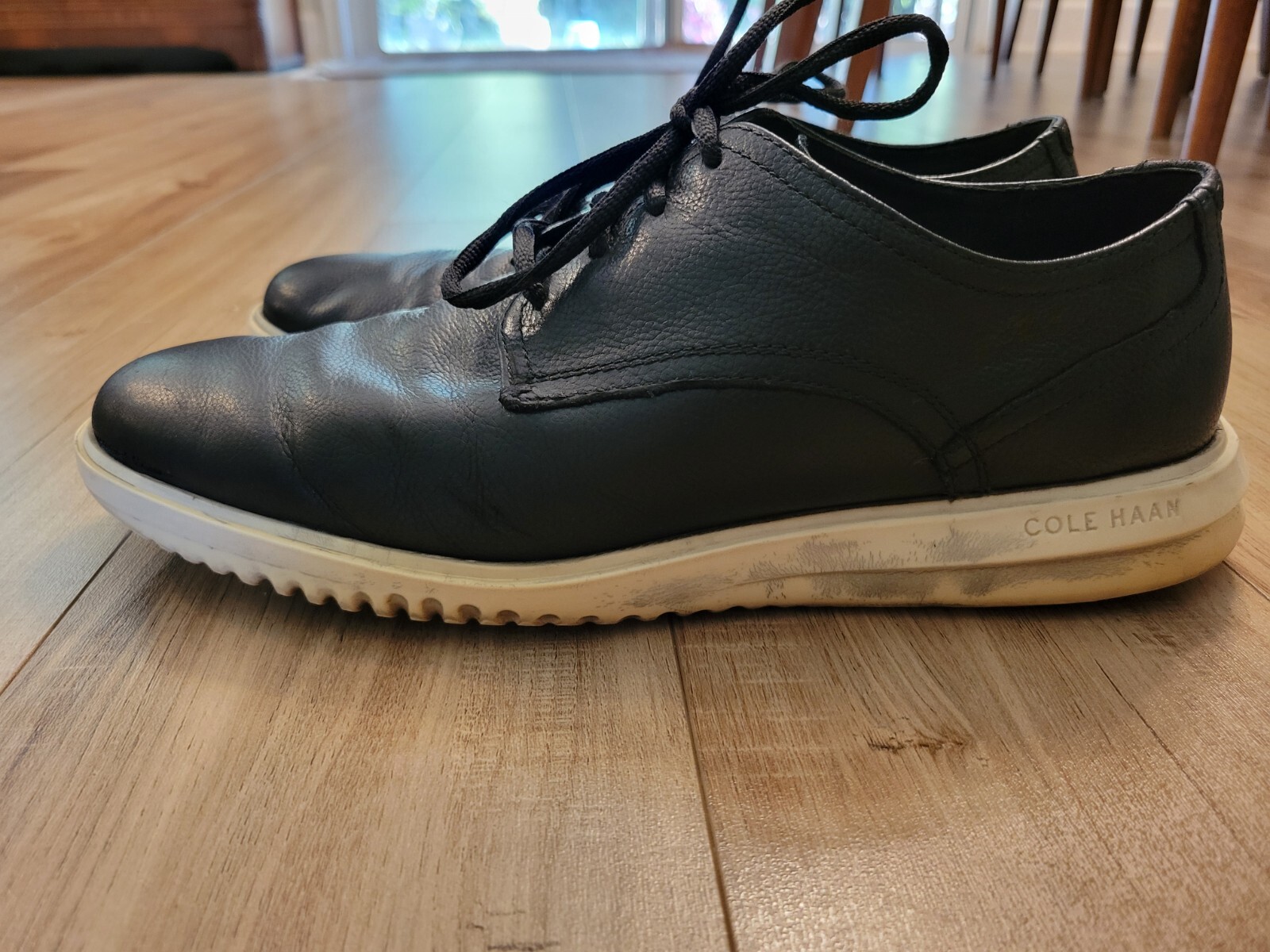 SAOLA Scarpe casual Oxford Cole Haan Grand in pelle nera taglia 8 5 da uomo abito casual