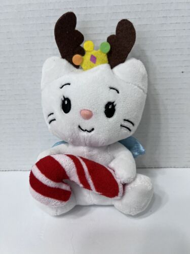 Dan Dee Sugar Plush Angel Cat Christmas Candy Cane  7" Soft Toy Yuko Shimizu - Picture 1 of 9