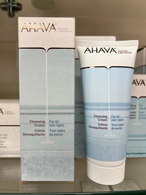 AHAVA Cleansing Cream for all skin types from Dead Sea Laboratories 3.4 oz