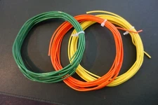 3 X 15ft - 16 Awg Stranded Mil Spec 600V Silver Plated Copper Teflon/PTFE Wire