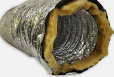 250mm Insulated Flexible Duct 10 m