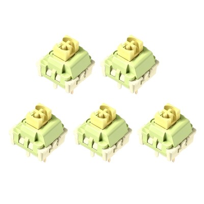 Lemon Pre Lubed Silents Linears Switches Mechanical Keyboards Axises for Gaming