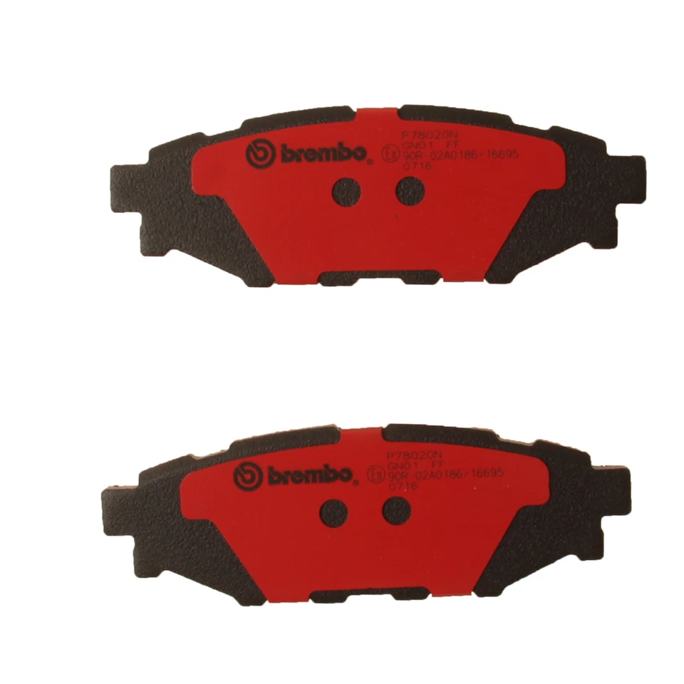 Juego Pastillas Freno Traseras Brembo Para Subaru Impreza 2015 2014 2013 2012 2011 2010 2009 Foto 2 de 4