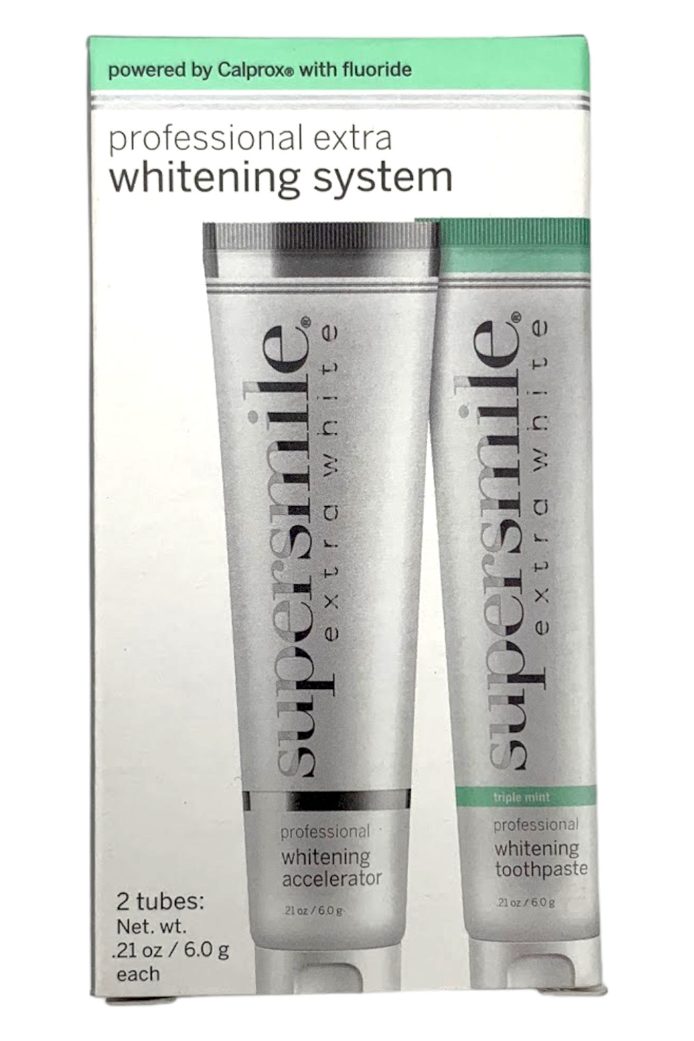 Дополнительная отбеливающая система Supersmile из 2 частей 021 унции6 г 8690₽