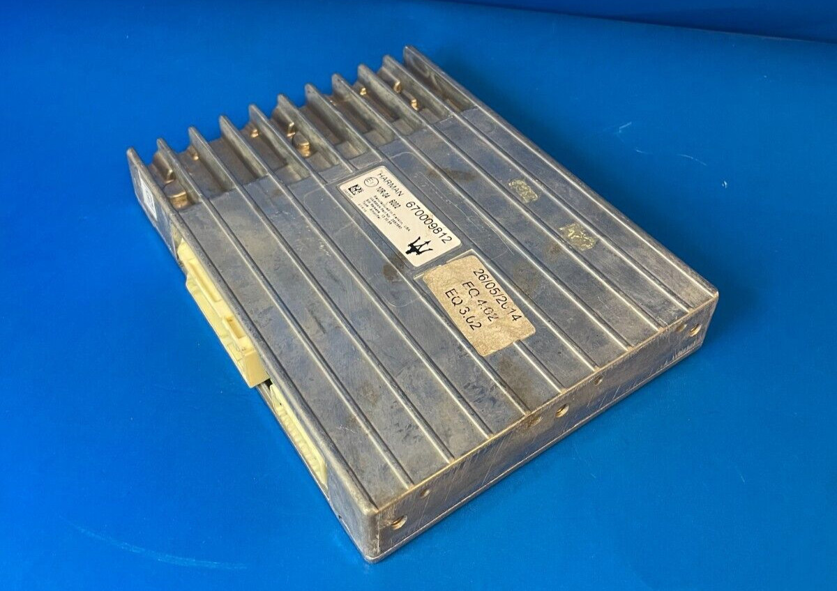 14-16 MASERATI GHIBLI QUATTROPORTE M156 STEREO AUDIO AMP AMPLIFIER 670009812 OEM