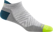 USA Darn Tough 1033 GRAY Men's Run No Show Tab Ultra-Light Running Sock Run GREY