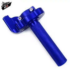 7/8'' Blue Twister Throttle Tube Grip Assembly Kit Mini Motorcycle Dirt Pit Bike