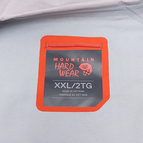 Mountain Hardwear Stretch Ozonic Jacket XXL Men’s 2XL Orange Black Hooded Shell - Picture 4 of 8