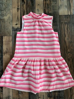 NWT GYMBOREE Girls Pink White Stripe Dressy Easter WEDDING DRESS Size 8 ...