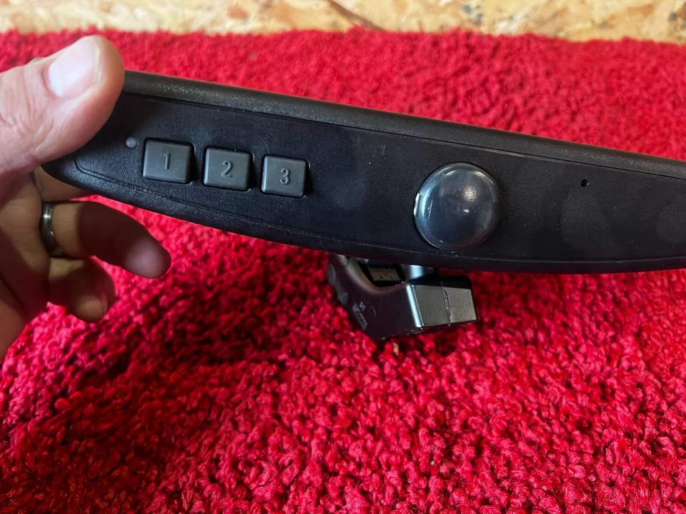BMW E90 E92 E60 E70 REAR VIEW MIRROR HIDDEN COMPASS HOMELINK OPEN GARAGE OEM 56K - Image 4 of 4