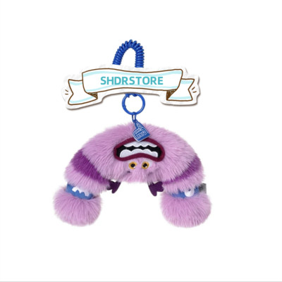 Disney Store authentic 2024 monsters art small plush keychain