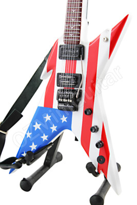 Miniature Guitar Dimebag Stealth Razorback USA & Strap