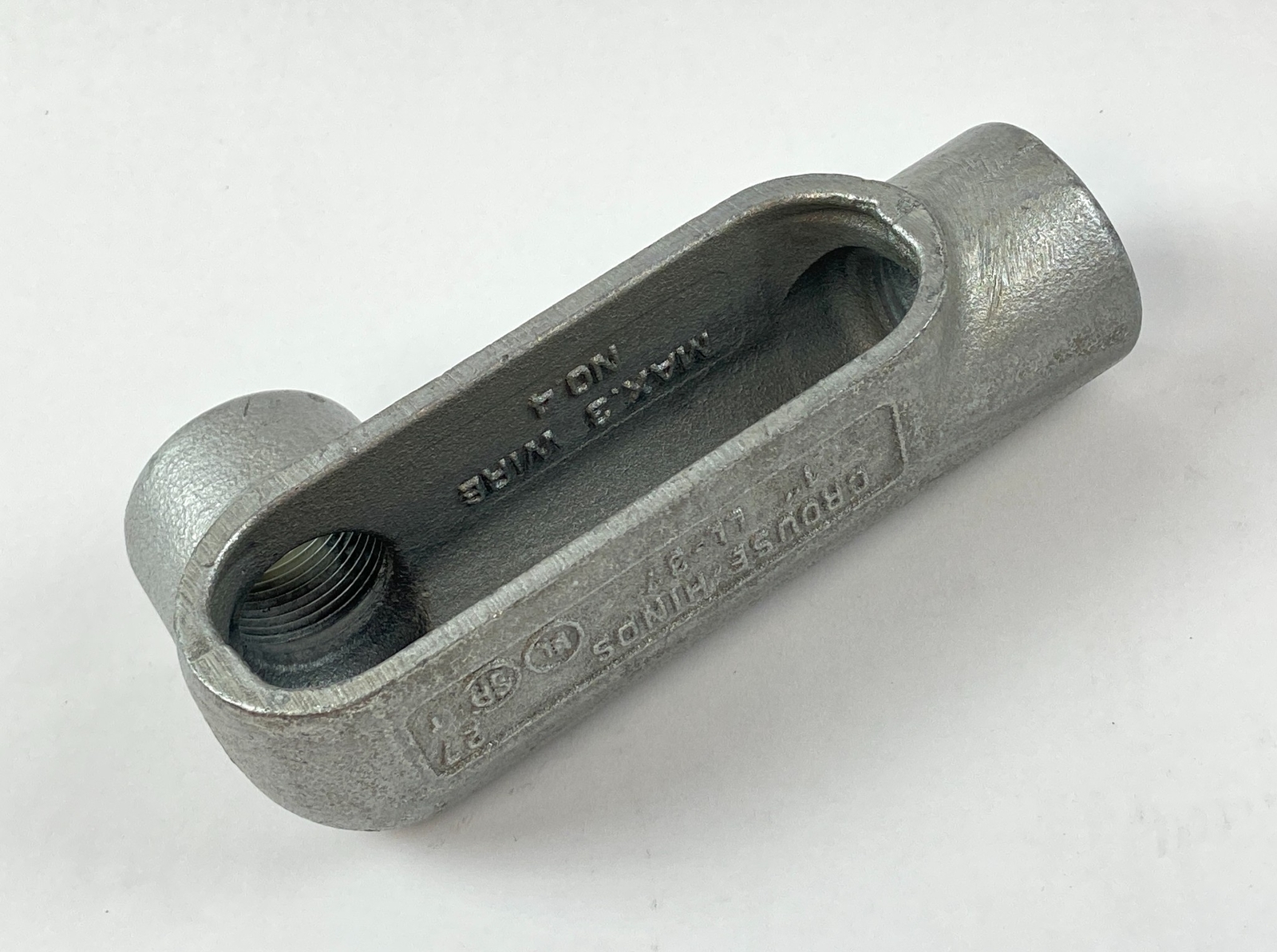 Crouse Hinds LL37 Iron Alloy Form 7 Conduit Outlet Body 1 inch Lot of 4