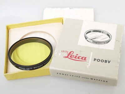 Leitz Leica Filter E48mm Gelb 1 POOBV zB für Telyt 20cm + Thambar 90 Top + boxed