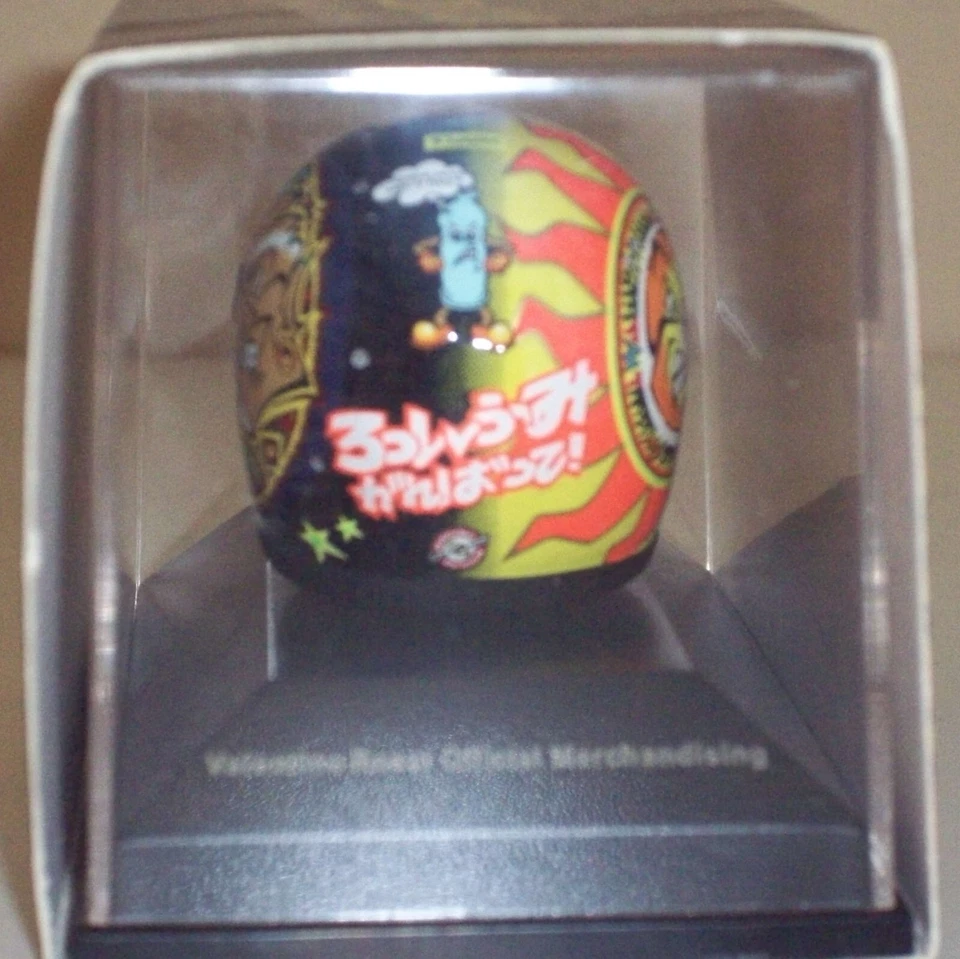 MINICHAMPS 1/8 VALENTINO ROSSI Helmet/Casco 397960046 GP125 1996 Ultra Rare NLA - Immagine 3 di 4