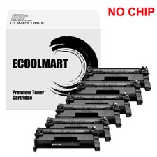 6PK Black Toner replace for HP CF258A NO CHIP 58A LaserJet Pro M404dw MFP M428dw
