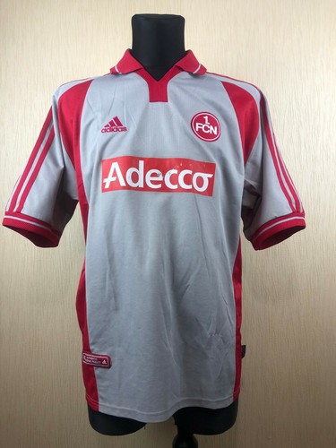 1. FC NURNBERG 2000/2001 JESUS JUNIOR AWAY FOOTBALL SOCCER JERSEY ADIDAS SIZ XL - Picture 3 of 10