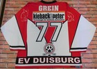 Maillot Shirt Trikot De Hockey Sur Glace Fuchse Duisburg Grein 77 Tg. XXL