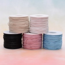 Cotton Cord 1mm 0.04inch , 76yd - natural cord, beads cord, Necklace items
