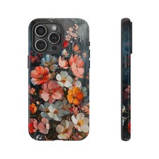 Phone Cover for Galaxy, Pixel, iPhone Case - Flowers Oil Painting