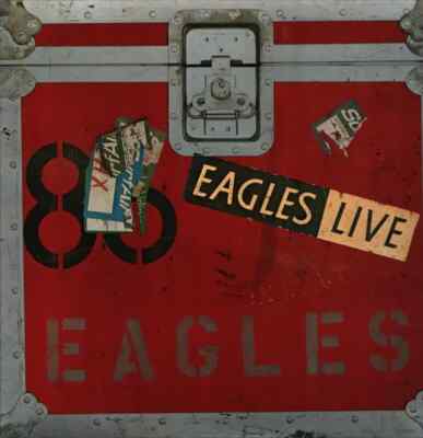 Eagles Eagles Live INSERT, POSTER JAPAN NEAR MINT Asylum 2xVinyl LP