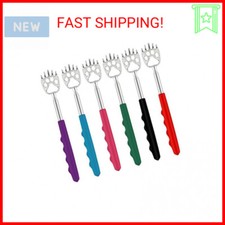 6 Pack Telescoping Back Scratcher - Bear Claw Back Scratchers - Portable Extenda