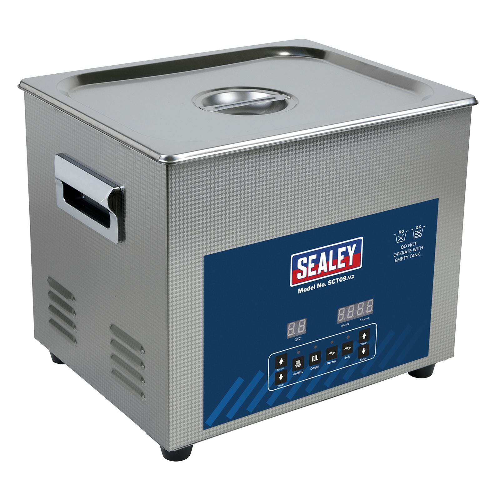 Sealey Ultrasonic 9ltr Parts Cleaning Tank - SCT09