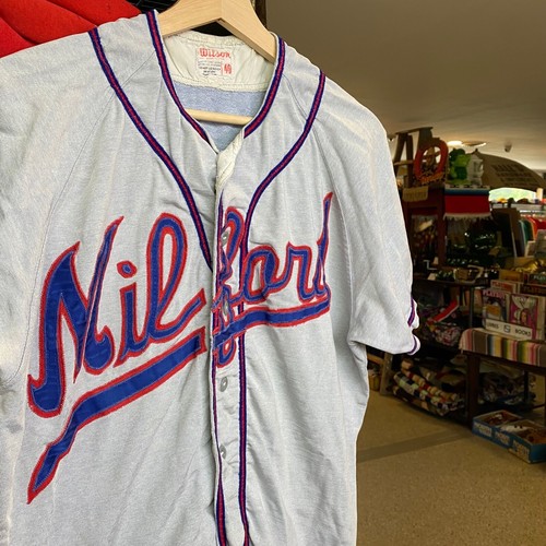 1960s Vintage MILFORD Wilson Retro Professional Baseball Jersey