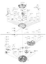 New Sealed Genuine Omega 1040 Watch Parts (Wheels, Yoke, Spring, Pinion, +)
