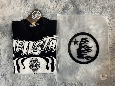 HELLSTAR Men's Black Graphic Logo Crew Neck Short Sleeve Tee ''Inner Peace'' M
