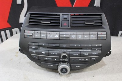 2008-2012 HONDA ACCORD RADIO RECEIVER AM/FM CD PLAYER DEX 7407-ZH5B #091695-37D