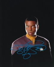 LEVAR BURTON signed autograph 20x25cm STAR TREK in person autograph COA